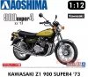 Aoshima 06266 Kawasaki 900 Super 4 Model Z1 1973 with Custom Parts 1/12